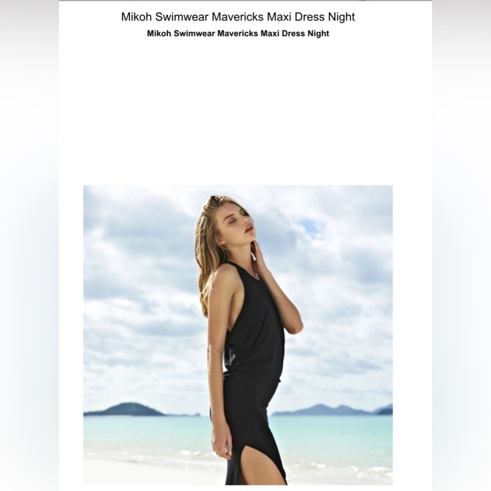 Mikoh Mavericks Maxi Dress worn 2 times